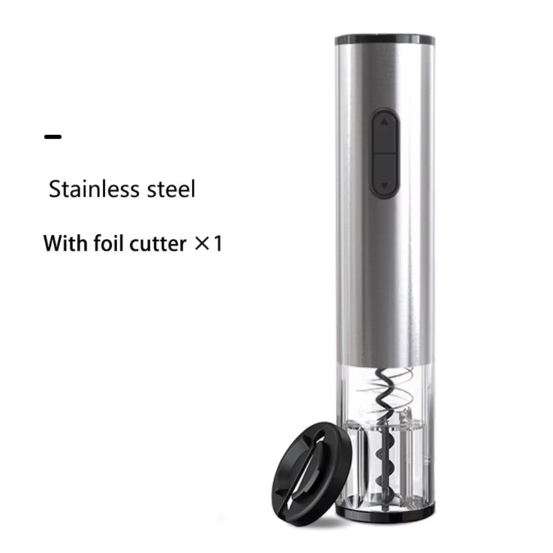 Electric Bottle Opener with Foil Cutter Corkscrew Wine Accessories Smart Automatic Wine Opener Kitchen Appliance