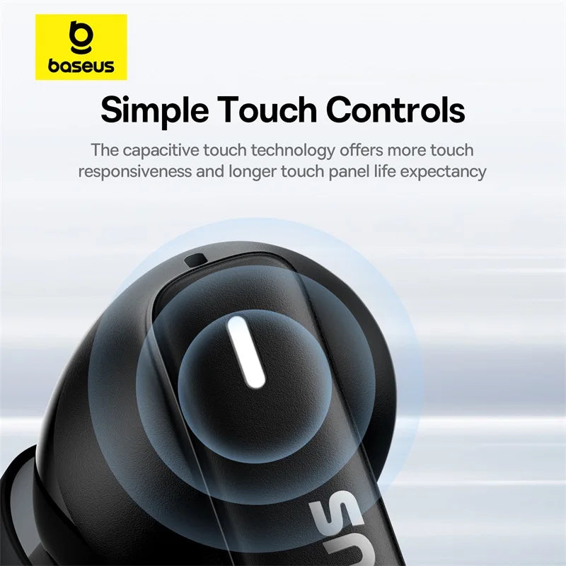 Bowie E19 Wireless Earphones Bluetooth 5.3 Big Bass 12Mm Drivers IPX5 Waterproof Earbuds 33Hrs Battery Life Headphones