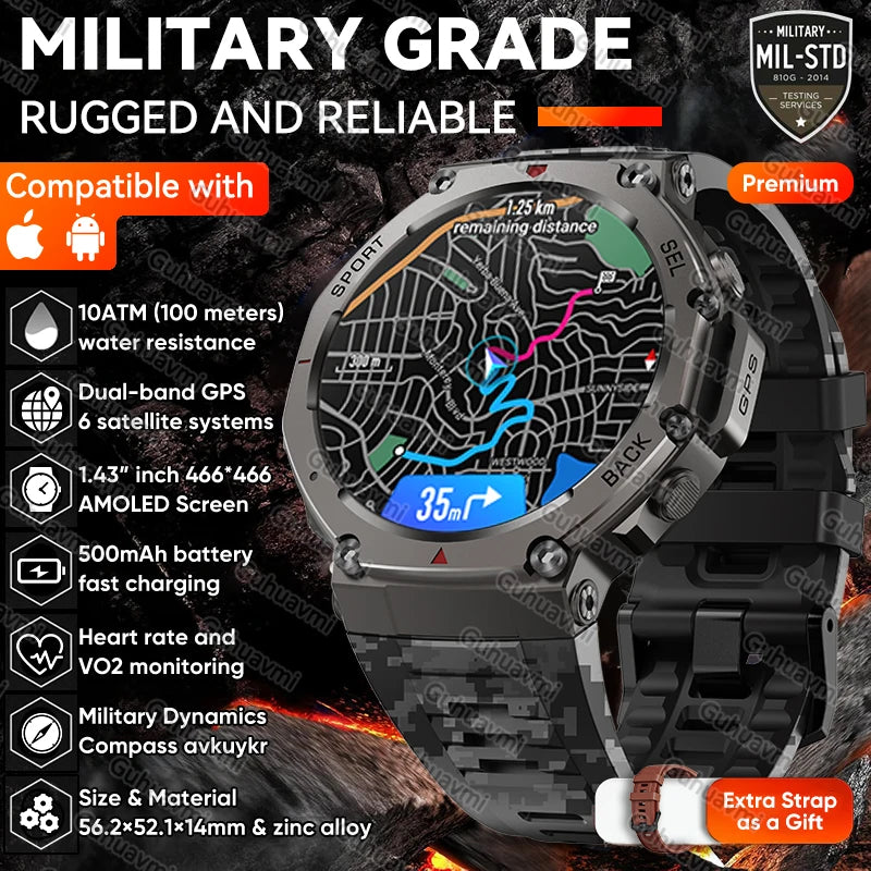 T-Rex 3  Military Smart Watch for HUAWEI