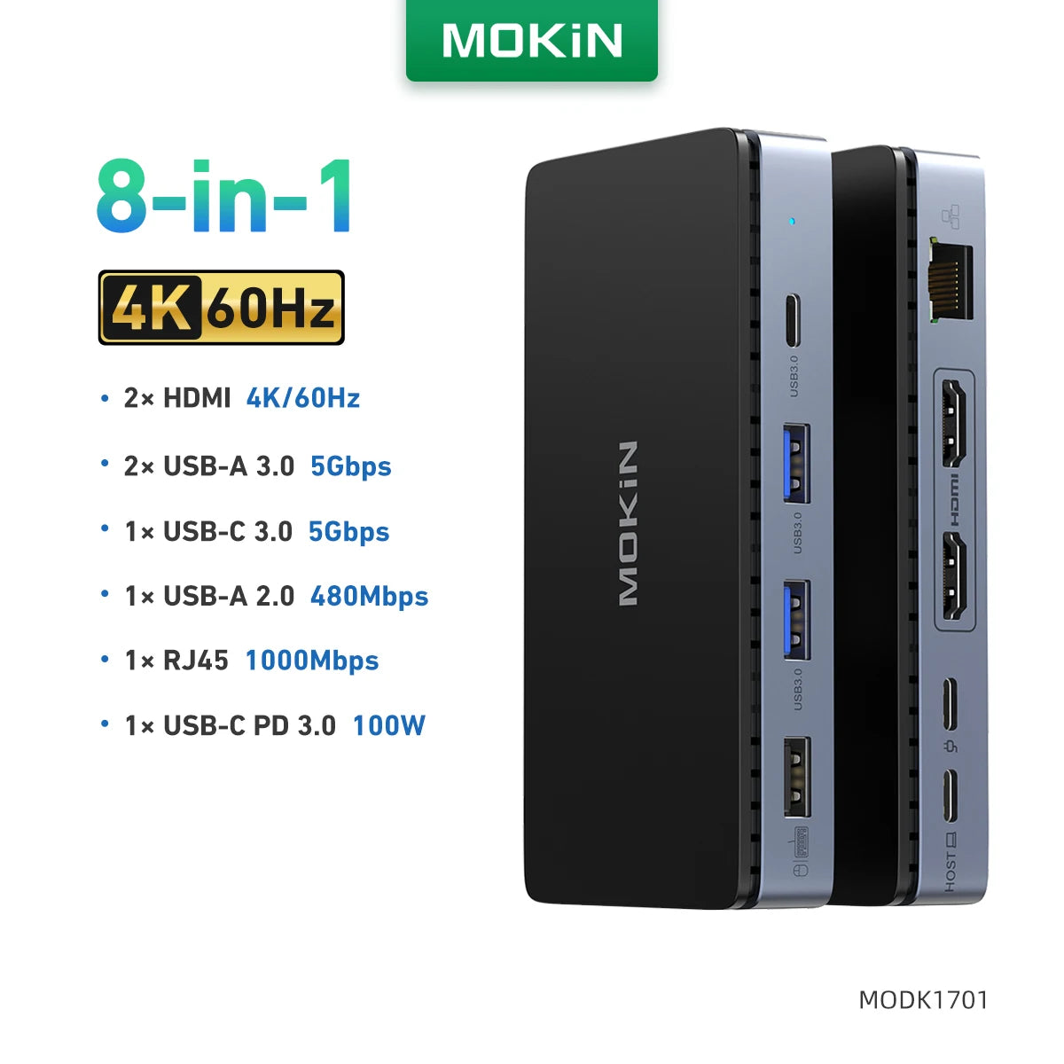 USB C Hub Usb Type C Laptop Docking Station Multi-Port Adapter HDMI RJ45 PD3.0 USB-A 2.0 3.0 SD/TF DP for Macbook Windows