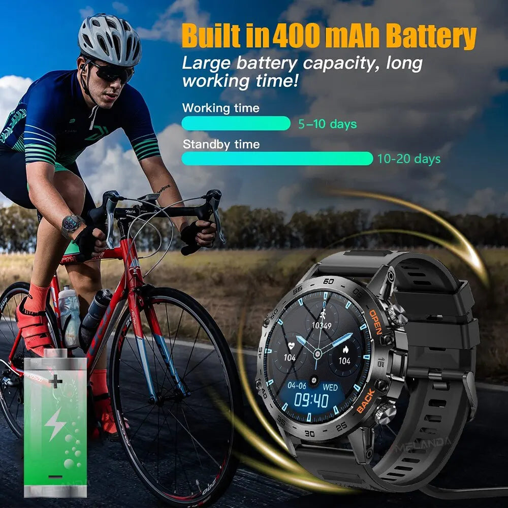 Steel Sport Smart Watch for Android IOS MD52