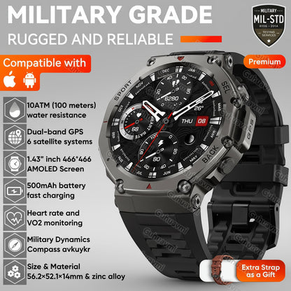 T-Rex 3  Military Smart Watch for HUAWEI