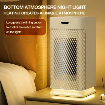 Home & Office Space Heater 1200W – Fast Ceramic Heating, Oscillation, Remote & Timer