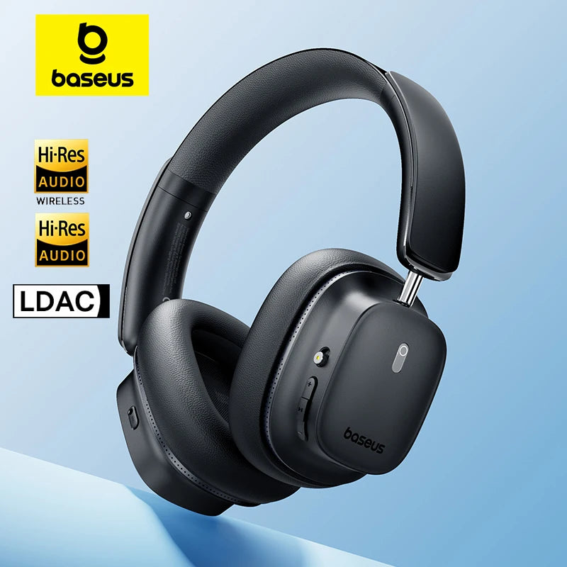 ANC Wireless Headphone Hi-Res LDAC Headset Bluetooth 5.4 BISA Pro Spatial Audio 50Mm Driver Overhead Earphone Bowie 30Max