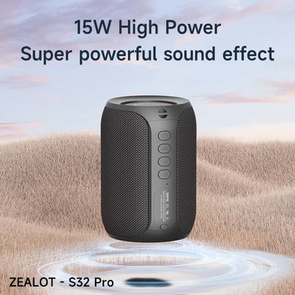 S32 Pro Bluetooth Wireless Outdoor Portable Subwoofer Speaker Waterproof IPX6 Dual Pairing 3600Mah Wireless Speaker