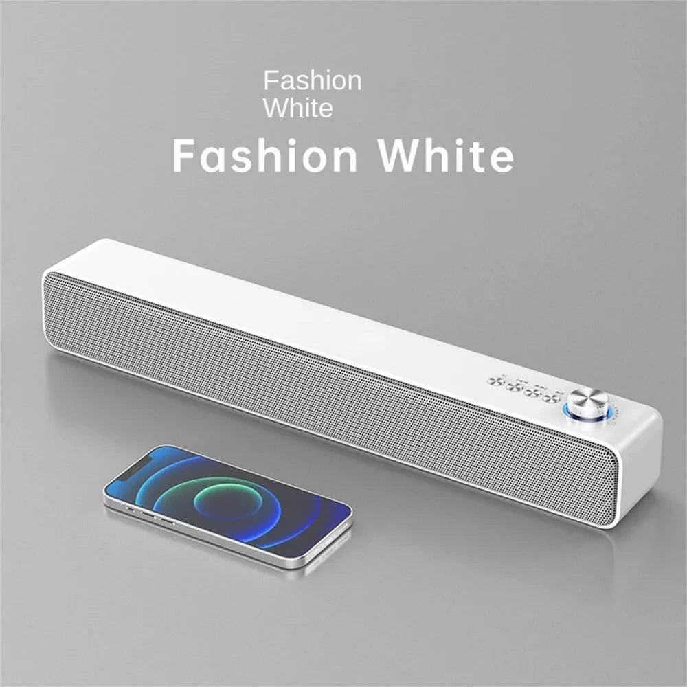 Bluetooth Soundbar with Subwoofer | Wireless Home Theater Speaker for TV, Computer & Music – HiFi Audio Gift