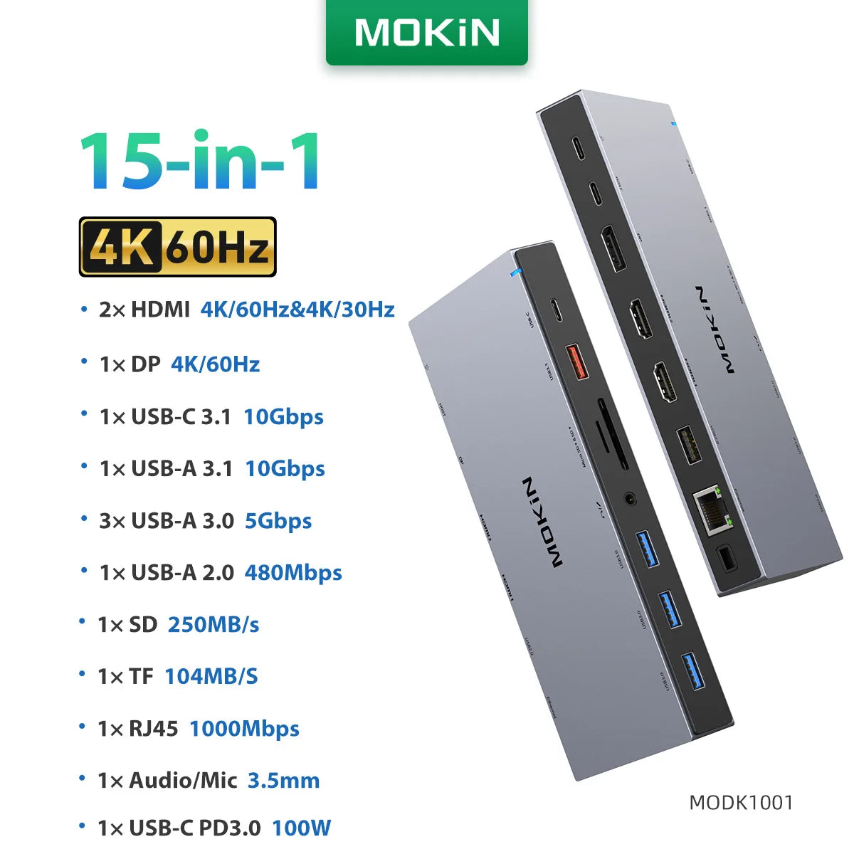 USB C Hub Usb Type C Laptop Docking Station Multi-Port Adapter HDMI RJ45 PD3.0 USB-A 2.0 3.0 SD/TF DP for Macbook Windows