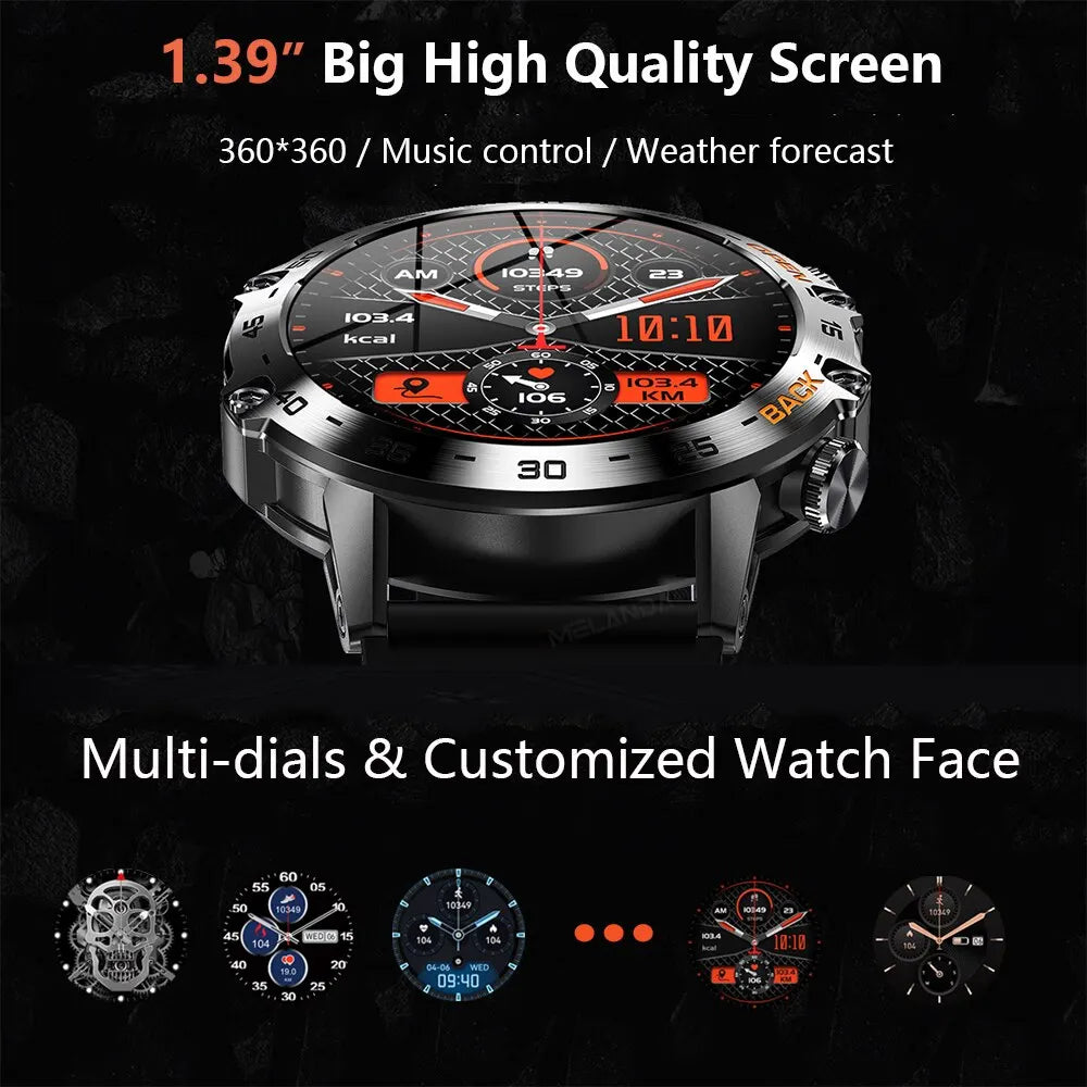 Steel Sport Smart Watch for Android IOS MD52
