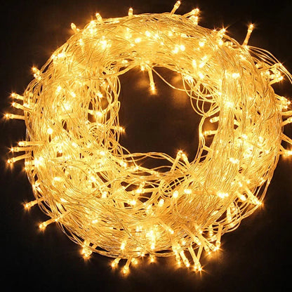 LED Garland String Lights 10M 30M 50M 100M Christmas Tree Wedding Decoration Waterproof Fairy Light Indoor Outdoor 220V EU Lamp