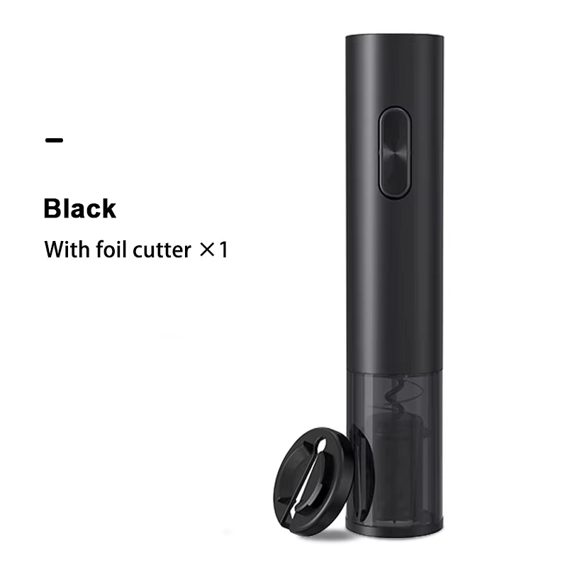 Electric Bottle Opener with Foil Cutter Corkscrew Wine Accessories Smart Automatic Wine Opener Kitchen Appliance